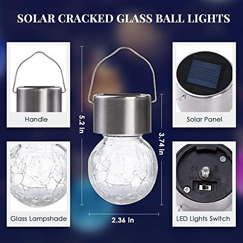 Solar Hanging Lanterns - 12pc Outdoor Ornaments