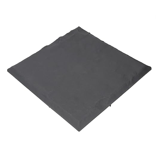 Stepping Stone with Ground Stakes Polypropylene Resin Weatherproof Garden Decor Stepping Stone for Lawn Outdoor Decorative Landscape Pathway (Gray)