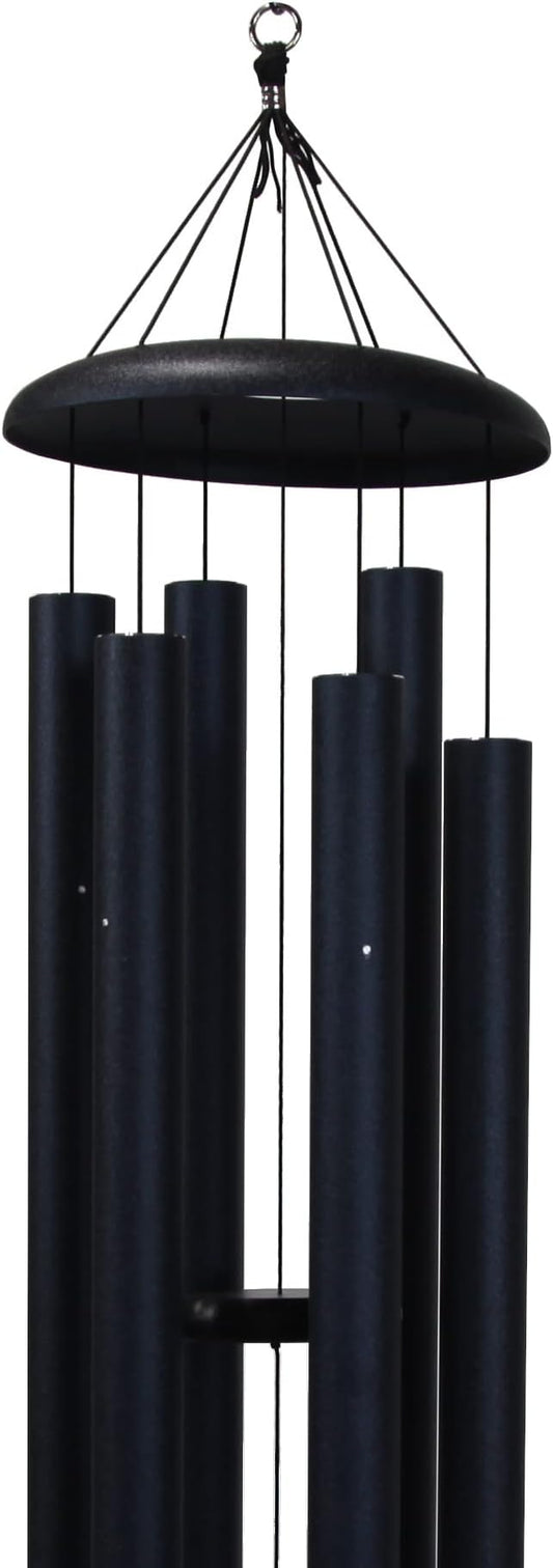 Corinthian Bells by Wind River - 60 inch Midnight Blue Wind Chime for Patio, Backyard, Garden, and Outdoor Decor (Aluminum Chime) Made in The USA