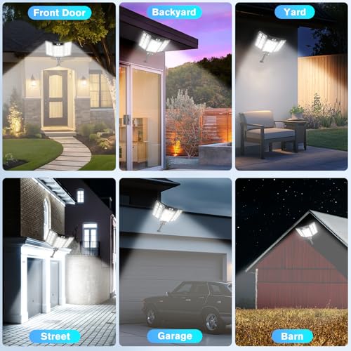 Solar Flood Light - 270° Adjustable Motion Sensor