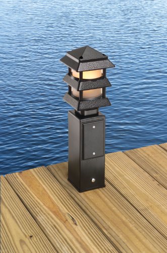 Gard-N-Post Deck-Mount Light Post 9" - Black