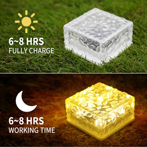 Solar Brick Lights - Outdoor Waterproof (3-Pack)