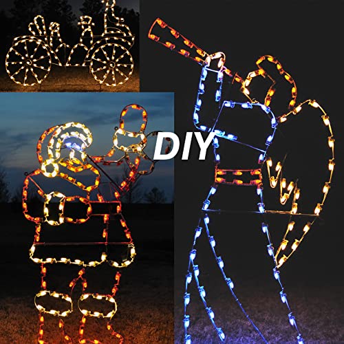 Green C9 Christmas Outdoor String Lights - 50FT