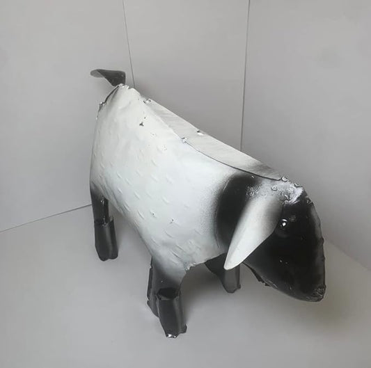 Decorative Rustic Metal Sheep - Metal Art