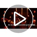 C9 Orange Halloween String Lights - 33 ft, 50 LED