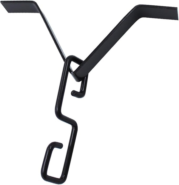 Rain Chain Gutters Adapter Clip for Garden V Style Copper Hook Hanger Gutter Clip for Rain Chain Installation kit Iron Connector for Rain Chimes Downspout Outside Hardware
