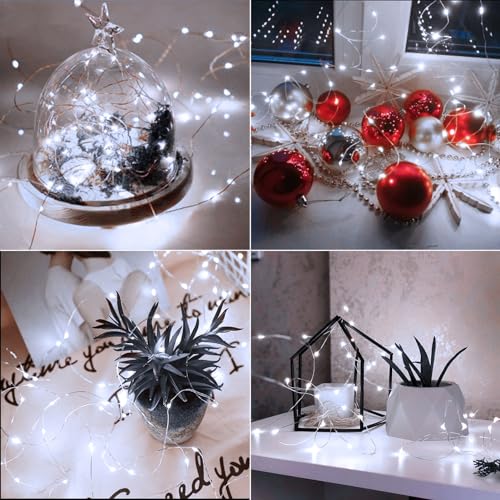 Battery Fairy Lights 16.4ft 50LED Timer - 4 Pack