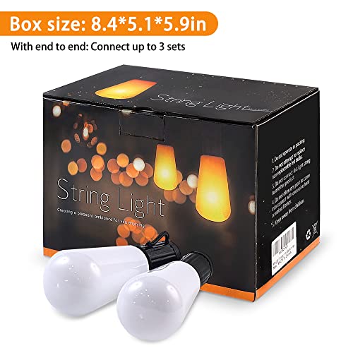 Flame String Lights - 22FT 20LED Flickering