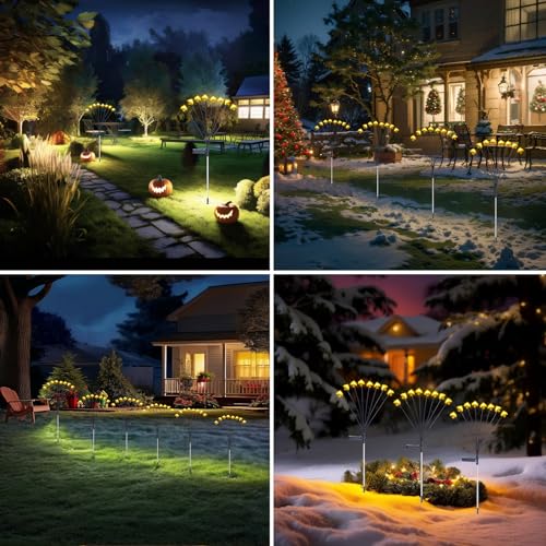Qeeman Solar Bee Light for Outside: High Flexibility Swaying