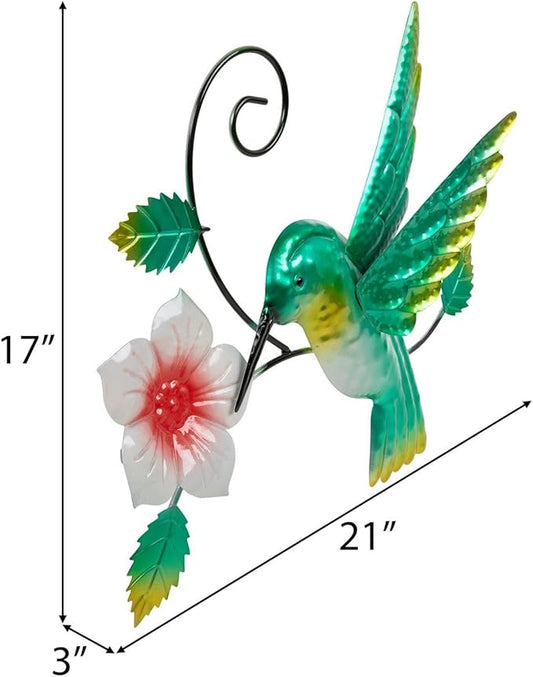 Hobby Lobby Metal Wall Art, Spring, Garden, Indoor/Outdoor (Green Hummingbird)