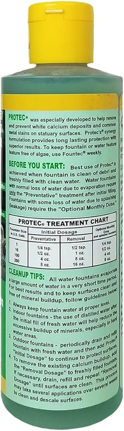 EASYCARE 2 Pack 8 Oz ProTec Scale and Stain Remover - Prevents White Calcium Scale and Metal Stain Buildup