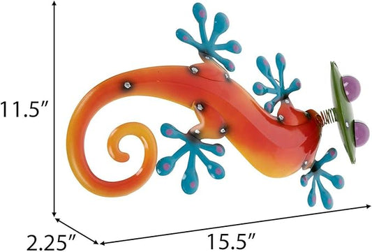 Hobby Lobby Metal Gecko Wall Art, Bouncing Head Design, Spring (Green)