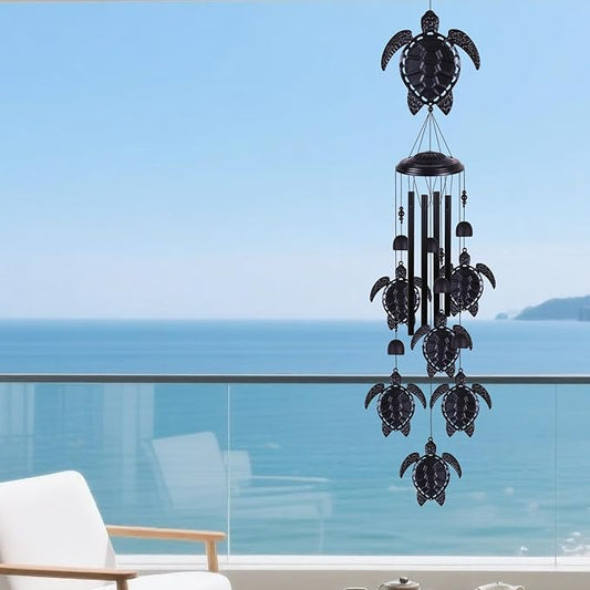 Sea Turtles Wind Chimes Outdoor Decoration, Turtle Wind Catcher, Retro Wind Bells, Memorial Wind Chime, Blessing Windchimes for Home,Balcony,Yard,Room,Xmas,Party,Indoor,Garden Decor, Gifts for Mom