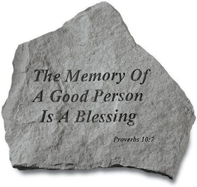 Kay Berry The Memory of A Good Person… Decorative Stones, Multicolor