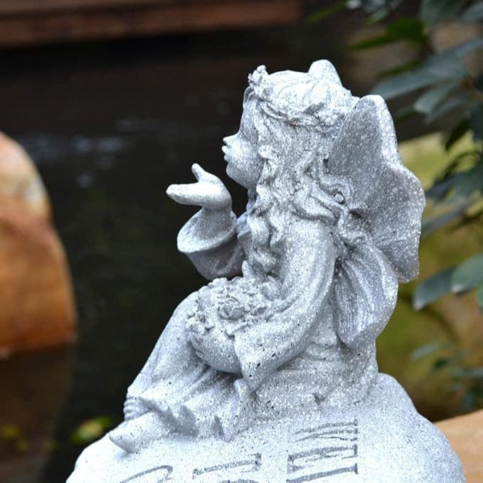 Garden Ornaments Resin Angel Bionic Stone Ornaments Villa Garden Courtyard Sculpture Park Landscape