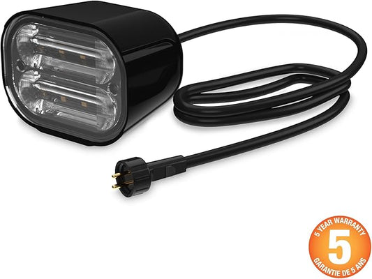Aquascape 8-Watt Wide-Angle Submersible Warm White Underwater LED Light for Ponds & Water Features, 84077