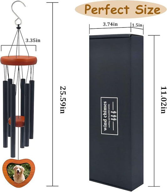 Pet Memorial Wind Chimes,Loss Pets Sympathy Gift Dogs Passing Away Gift, Remembrance Bereavement Gift,in Memory of Dogs Cats Gifts