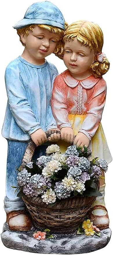 Garden Ornaments Decor Statue Outdoor,Art Statue Garden Gifts Garden Sculpture Decoration Outdoor Garden Character Statue Decoration Ornaments Garden Landscape Courtyard Decor, Used for Lawn