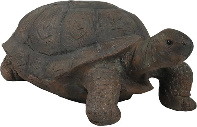 Sunnydaze Todd the Garden Turtle Statue - Turtle Garden Decor for Yard, Lawn, Patio Décor – 30" x 15" Durable Poly-Concrete - Gift Idea