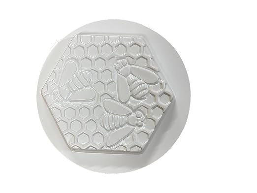 Bees Stepping Stone Mold, Concrete Stepping Stone Mold, Garden Decor Mold ***NOT A Finished Stone***