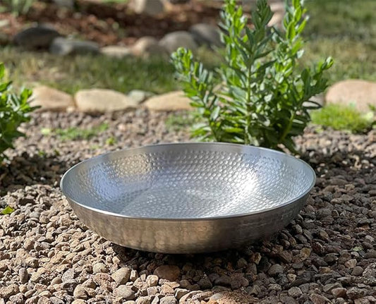 Nutshell Stores Hand Hammered Dish - Aluminum