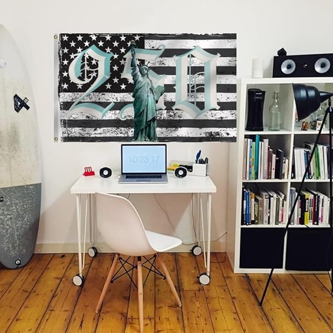 250th Birthday 250 Years 1776 2026 American Flag 5X8Ft, US Statue of Liberty, Double Side Printed Flags, Men Women Banner,Vibrant Colors, Double Stitched with 2 Brass Grommets, Bar Garden Street Decoration, GYM, Office Decor,Indoor Outdoor Use,Gifts. (...