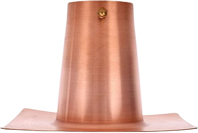 Fabater Rain Chain Gutter Adapter, Copper Rain Chains for Gutters Easy Installation Pure Copper Construction, Chain Installation Adapter with Brass Fastener for Outdoor Gutters