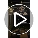 FOOING 4 Pack LED Star String Lights - 8 Modes, Battery Operated, Remote Control