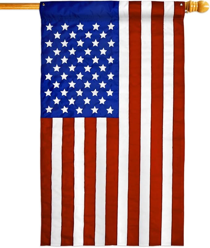 Marine Corps House Flag - Pack Armed Forces USMC Semper Fi United State American Military Veteran Retire Official USA Applique - Banner Small Garden Yard Gift Double-Sided Made in 28 X 40