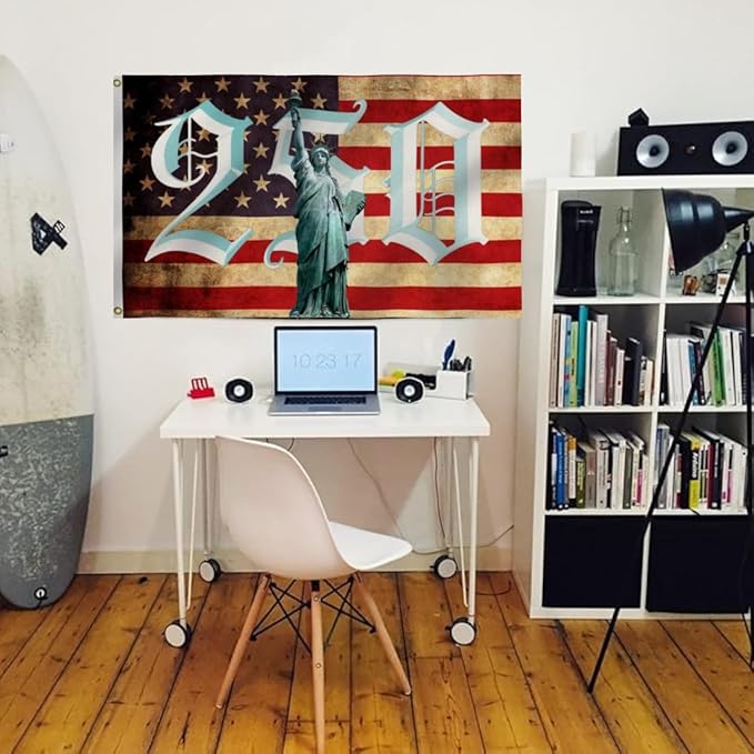 250th Birthday 250 Years 1776 2026 American Flag 4X6Ft, US Statue of Liberty, Double Side Printed Flags, Men Women Banner,Vibrant Colors, Double Stitched with 2 Brass Grommets, Bar Garden Street Decoration, GYM, Office Decor,Indoor Outdoor Use,Gifts. (...