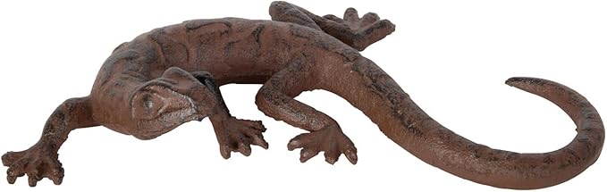 Esschert Design Lizard Wall Decoration, 7.137 by 4.017 by 1.209-Inch