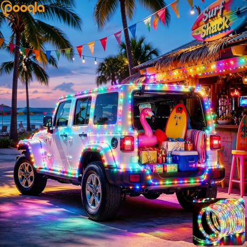 Battery String Lights Outdoor - 100 LED Colorful 8 Modes