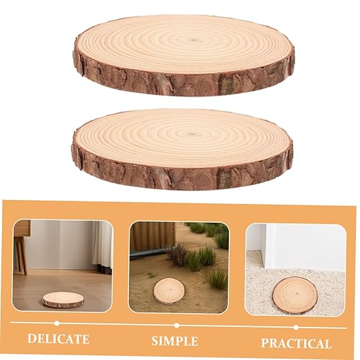 Milisten 2pcs Wooden Garden for Easy Installation and Cleaning Sustainable Outdoor Pathway Decor for Landscape Walkways