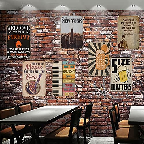Warning Metal Tin Sign Retro No Persons Under 21 Allowed Signs Plaque for Restaurant Clubs Coffee Bars Pub Wall Decor Vintage Outdoor Door Sign-Color 5