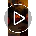 Fireplace Lantern - Rectangular LED Flame Effect, Battery/USB Operated