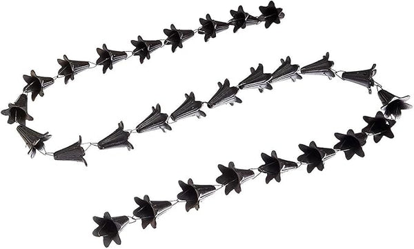 NACH js-RNC001 Stylish Decorative Downspout Gutters Rain Chain, 96", Cast Iron