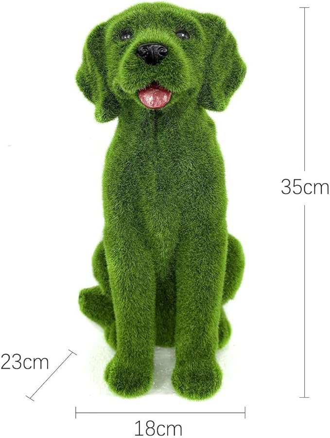Outdoor Garden Statue Decoration, Resin Material, Handmade, Suitable for Villa Courtyards Gardens and Lawns(A,27 * 27 * 40cm)