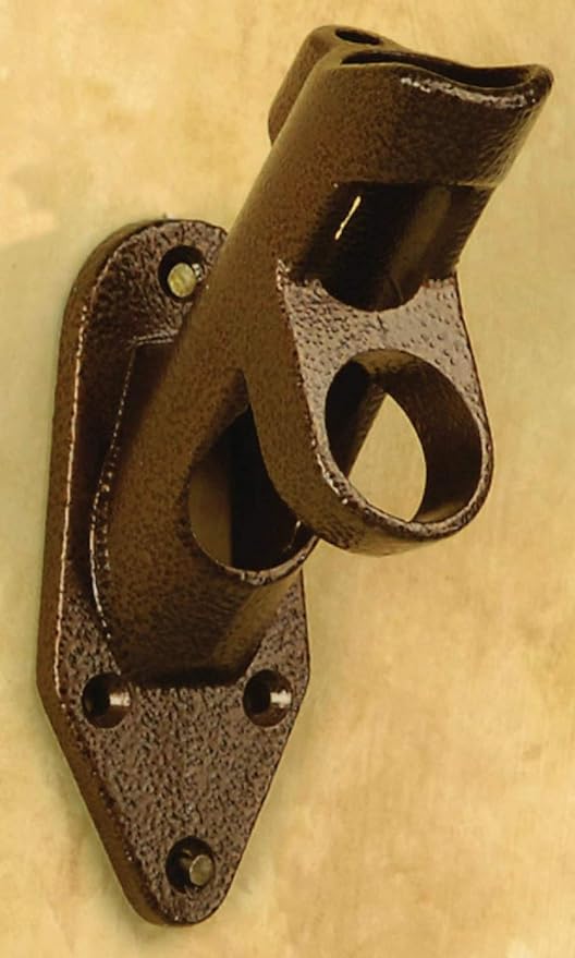 Evergreen Flag Bracket Two-Position 45 and 90 Degree | Aluminum | Copper | Hardware Incl | Outdoor Home and Garden Décor | Residential or Commercial | Wood Metal Plastic Pole - Not Included