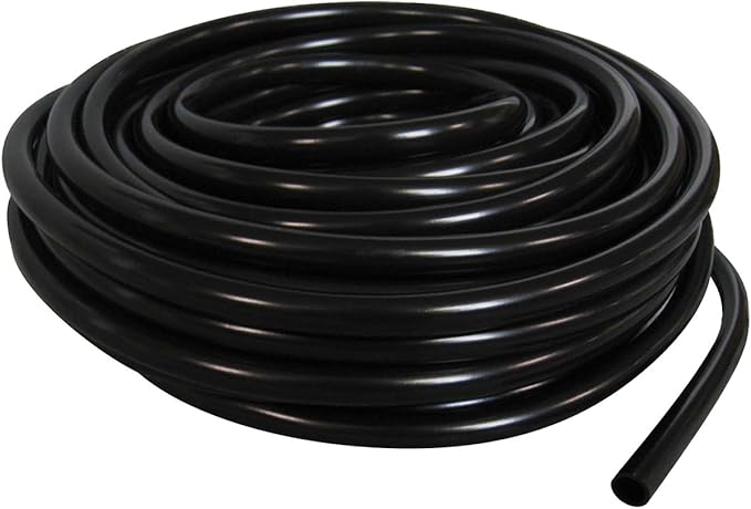 Aquascape 94009 Black Vinyl Tubing 1/2" X 100' for Pond Water Feature Waterfall Landscape and Garden