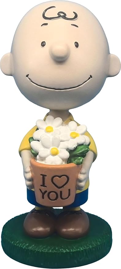 Spoontiques Charlie Brown Garden Statue - Decorative Garden Statue - Colorful Home Décor for Indoor or Outdoor Use - Patio Decoration - Yard Accessory