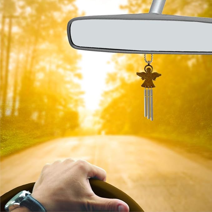 Jacob's Musical Car Charm, Angel, Mini Wind Chime