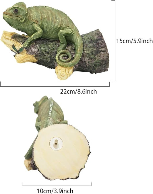 Outdoor Garden Chameleon Statues Decorations Tree Hanging Decor