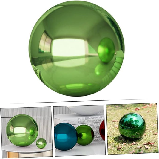 Stainless Steel Gazing Ball 6 Inch Polished Mirror Garden Sphere Decorative Outdoor Reflection Globe Metal Garden Ball Decor