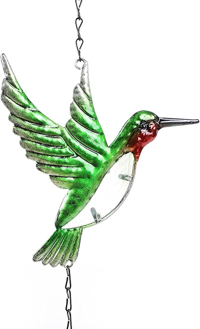 Animal Wind Chimes for Outside, Colorful Wind Chimes Aluminum Tube Wind Chime Outdoor Garden Wind Chime Decorative Chime of Wind for Indoor Living Room Office (Long-Bird)