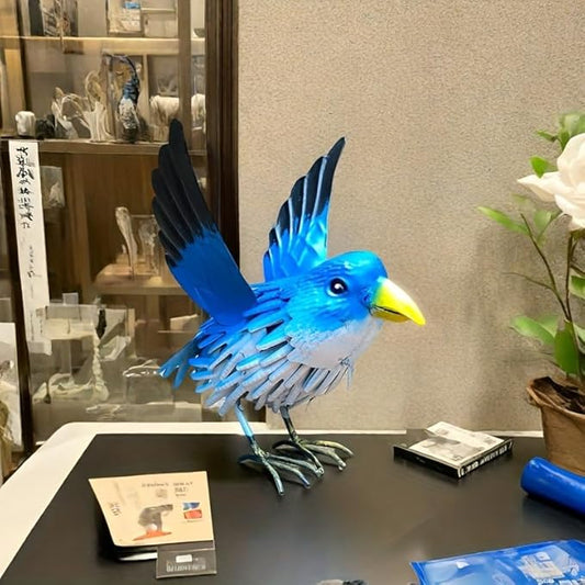 Metal Bird Abstract Art Ornaments are Seasonal Ornaments Suitable for Garden and Home Decoration, Indoor Furniture Decoration, Outdoor Home Forest Garden Decoration