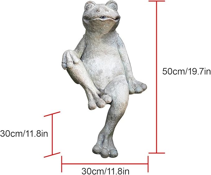 Whimsical Animal Pond Spitter, Spitters for Small Ponds, Fish Pond Water Circulation Outlet Landscaping, Outdoor Water Feature Statue for Garden, Yard, Lawn