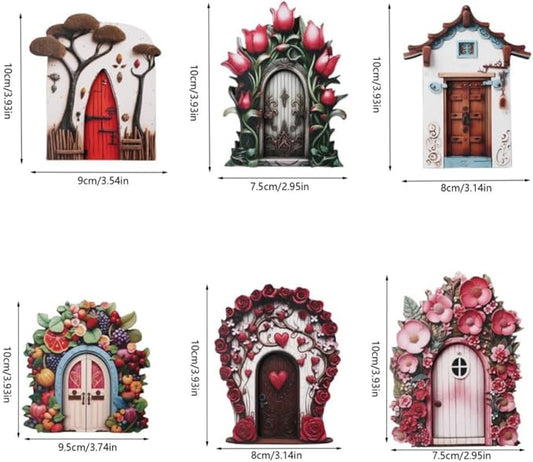 Miniature Fairy Garden Accessories for Wall Tree Fairy Garden Outdoor Decor with Stump (B)