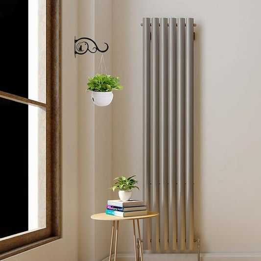 DOITOOL Wall Mount Plant Hanger Iron Hanging Plant Bracket Metal Flower Plant Hanger Wrought Iron Planter Hooks for Hanging Bird Feeders Lanterns Wind Chimes Hanging Basket Brackets