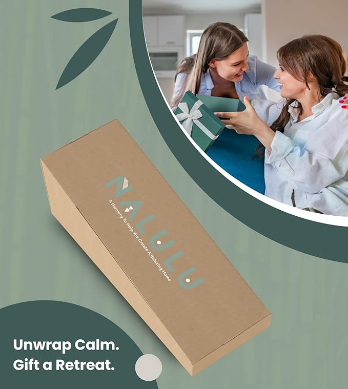 Nalulu Classic Bamboo Wind Chimes - Outside Outdoor Wood Wooden Windchimes, Large, Handcrafted with Calming Deep Tones, Ideal Home Decor or Gift for Any Occasion