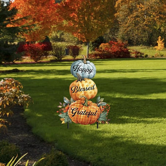 Briarwood Lane Happy Blessed Grateful Metal Art